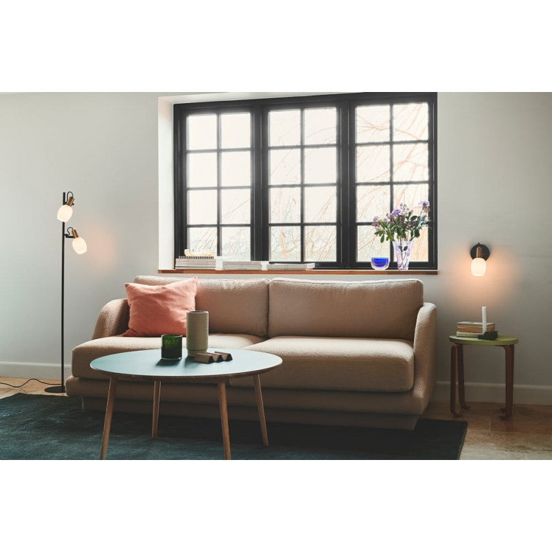 Lampa stołowa retro Arild | Nordlux - Biały/Czarny/Mosiądz
