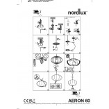 Lampa wisząca Aeron biała | Nordlux | Sklep z Lampami