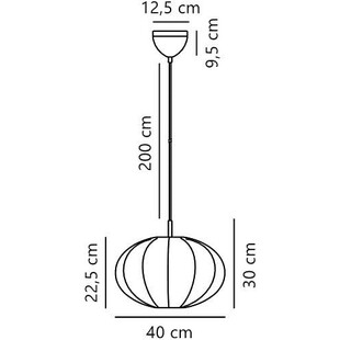 Lampa wisząca Aeron biała Nordlux | Skandynawski design