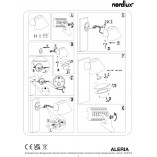 Kinkiet Nordlux Aleria - Oświetlenie Ogrodowe IP44