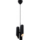 Lampa wisząca Rochelle 3 punktowa czarna | Design For The People