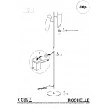 Lampa podłogowa Rochelle czarna | Design For The People