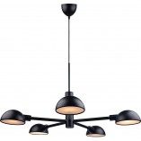 Lampa Wisząca Nomi 5 punktów Czarna | Design For The People