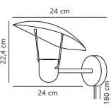 Kinkiet Fabiola czarny | Design For The People