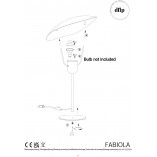 Lampa stołowa Fabiola czarna | Design For The People