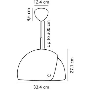 Lampa wisząca Align biała | Design For The People - Kup online