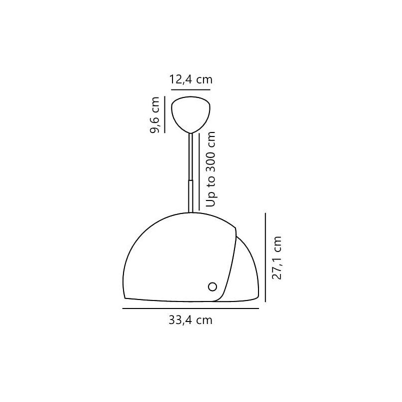 Lampa wisząca Align biała | Design For The People - Kup online
