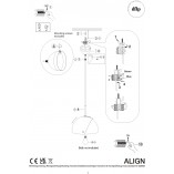 Lampa wisząca Align biała | Design For The People - Kup online