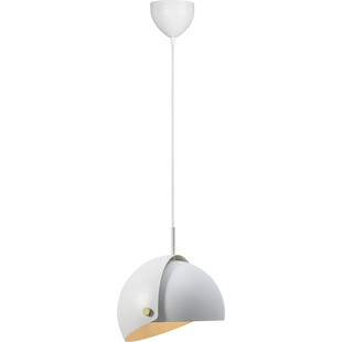 Lampa wisząca nowoczesna Align 33cm biała DFTP