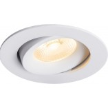 Downlight LED Nordlux Aliki - Biały, IP44 - Sklep z Lampami