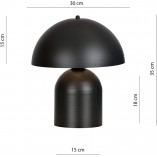 Lampa stołowa Art Deco Kava czarna - Emibig | Elegancki design