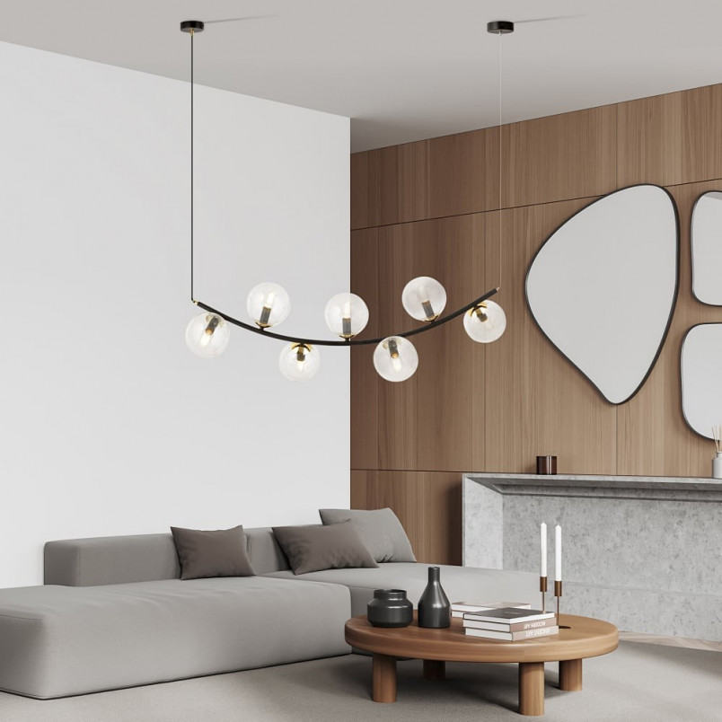 Lampa Wisząca Ritz | 7 Kul Szklanych | Emibig