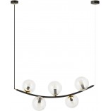 Lampa Wisząca RITZ | 5 Kul Szklanych | Emibig