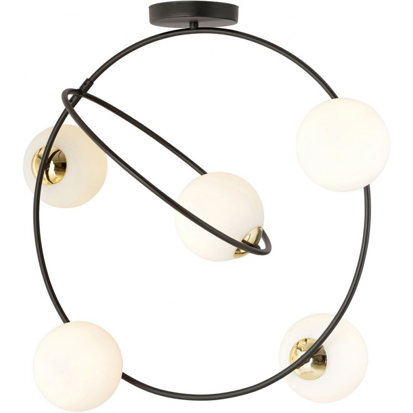 Lampa Sufitowa Stardom Emibig | Szkło, Biały/Czarny | Kup Online