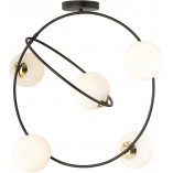 Lampa Sufitowa Stardom Emibig | Szkło, Biały/Czarny | Kup Online
