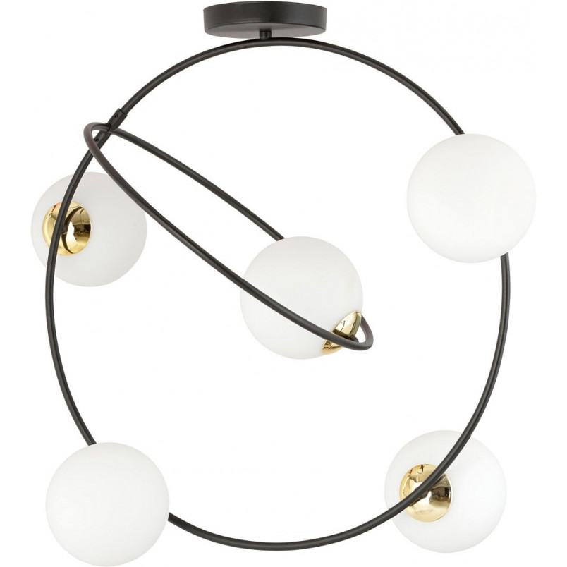 Lampa Sufitowa Stardom Emibig | Szkło, Biały/Czarny | Kup Online