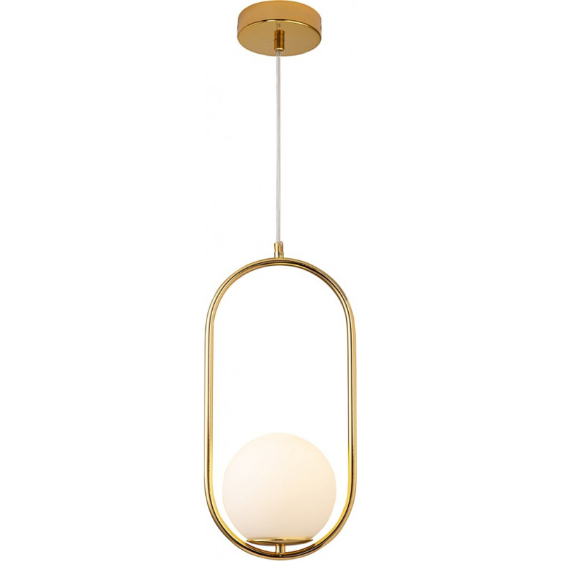 Lampa wisząca biała kula Costa Solo - Step In Design