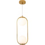 Lampa Wisząca Glamour Costa Duo - Szklana Kula | Step In Design