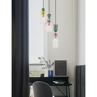 Lampa Wisząca Oro III - Szklana, Multikolor | Decolab24