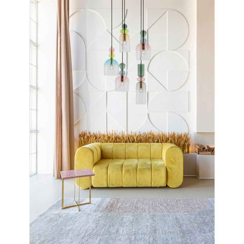 Lampa wisząca Oro V - Szklana, kolorowa, Art Deco | Decolab24