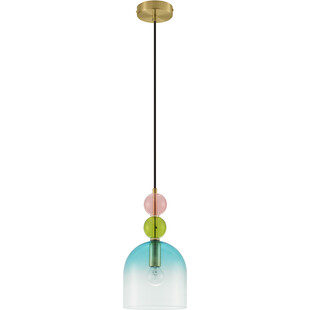 Lampa wisząca szklana Oro | Dekoracyjna, Art Deco - Decolab24