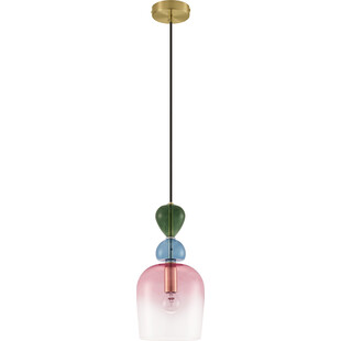 Lampa wisząca szklana Oro - Dekoracyjna, Art Deco | Decolab24