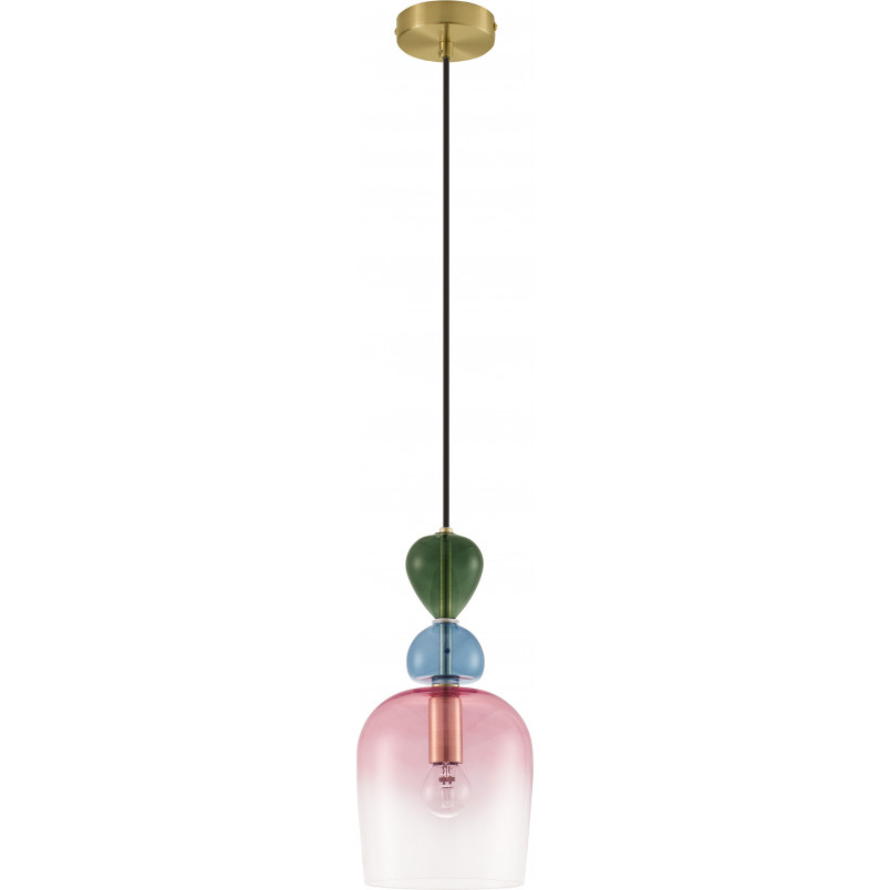Lampa wisząca szklana Oro - Dekoracyjna, Art Deco | Decolab24