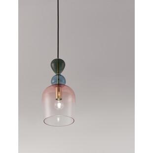 Lampa wisząca szklana Oro - Dekoracyjna, Art Deco | Decolab24