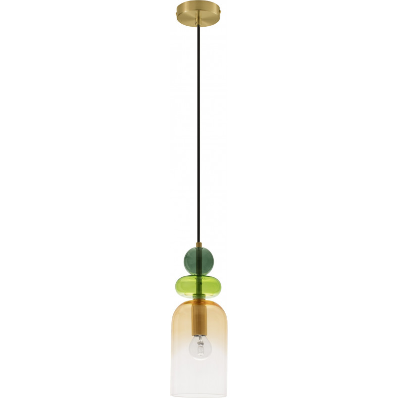 Lampa wisząca Oro: Szklana, kolorowa, Art Deco | Decolab24