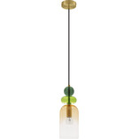 Lampa wisząca Oro: Szklana, kolorowa, Art Deco | Decolab24