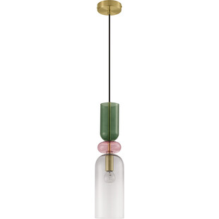 Lampa wisząca szklana Oro - Dekoracyjny design Art Deco