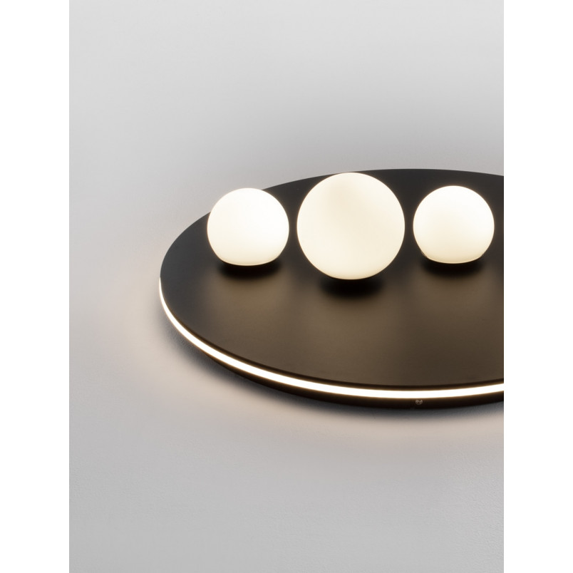 Plafon LED Elena - 4 szklane kule | Decolab24