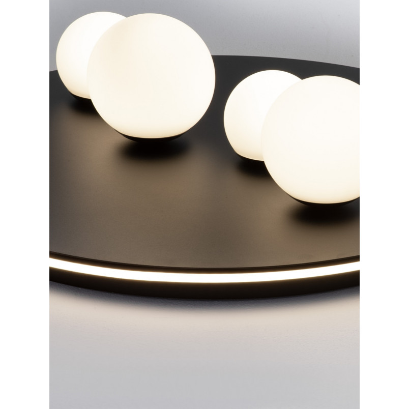 Plafon LED Elena - 4 szklane kule | Decolab24
