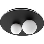 Plafon LED Elena: 2 szklane kule, nowoczesny design | Decolab24