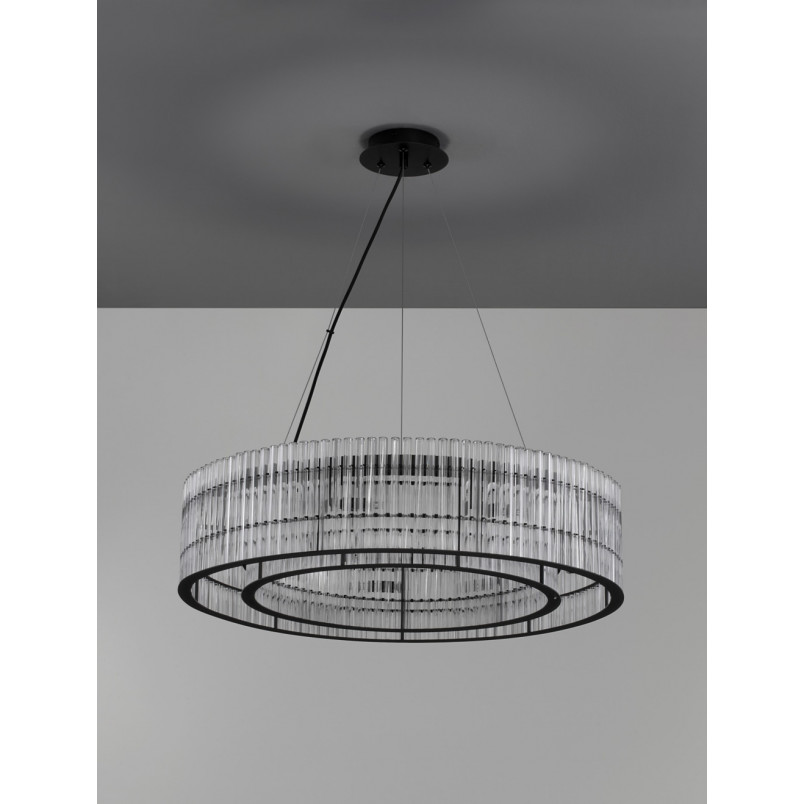Lampa Kryształowa Rich 70cm | Elegancki Żyrandol Glamour