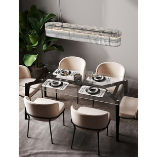 Lampa kryształowa Rich 110cm | Elegancki żyrandol glamour