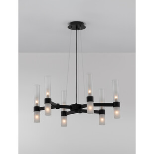 Żyrandol szklany Epoch XII 70cm | Decolab24 - Design i Elegancja