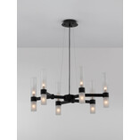 Żyrandol szklany Epoch XII 70cm | Decolab24 - Design i Elegancja