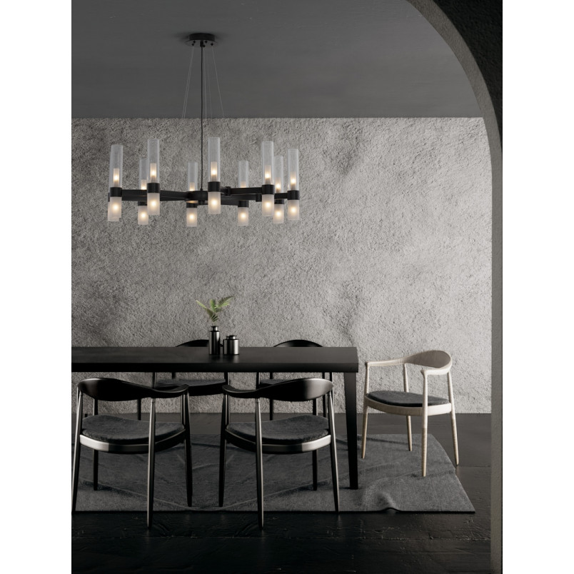 Żyrandol szklany Epoch XX | Decolab24 - Elegancki design