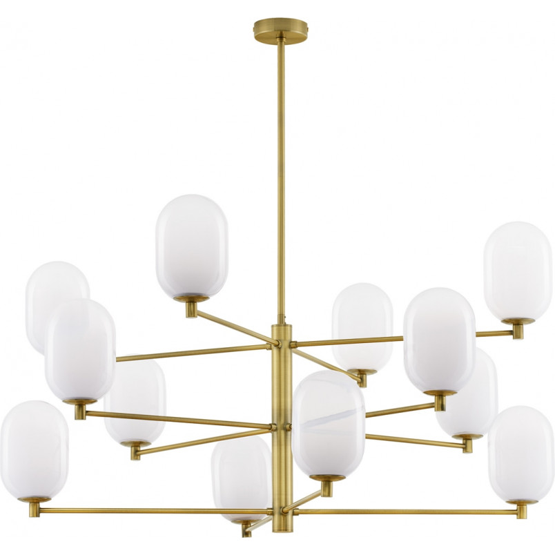 Lora XII - Lampa sufitowa szklana 100cm | Decolab24
