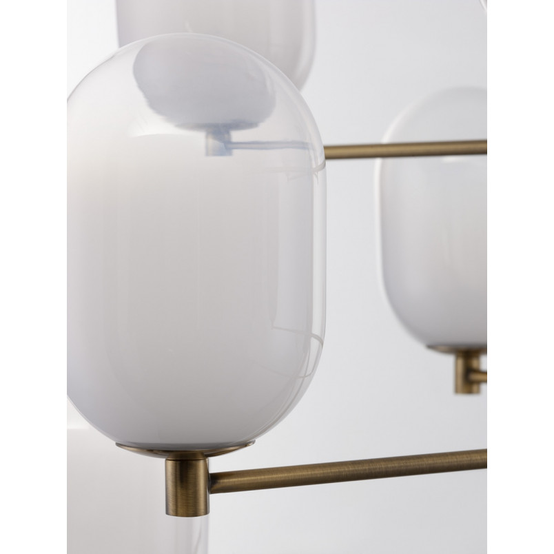 Lora XII - Lampa sufitowa szklana 100cm | Decolab24