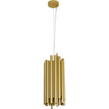 Lampa wisząca dekoracyjna glamour Jour 32cm LED złota