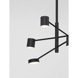 Lampa Sufitowa North LED | 6 punktów, Czarna | Decolab24