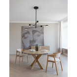 Lampa Sufitowa North LED | 6 punktów, Czarna | Decolab24