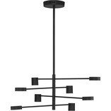 Lampa Sufitowa North LED 8-Punktowa Czarna | Decolab24