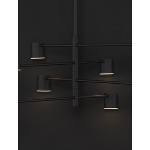 Lampa Sufitowa North LED 8-Punktowa Czarna | Decolab24