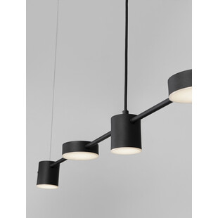 Lampa wisząca LED North 127cm czarna | Decolab24