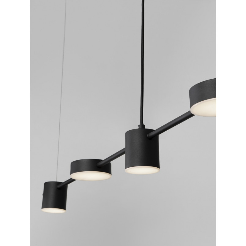 Lampa wisząca LED North 127cm czarna | Decolab24