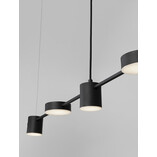 Lampa wisząca LED North 127cm czarna | Decolab24