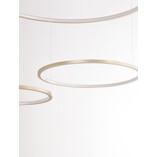 Lampa Wisząca Złota 3 Okręgi LED - Nowoczesny Design